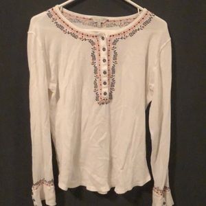Lucky Brand Thermal Long Sleeve Shirt